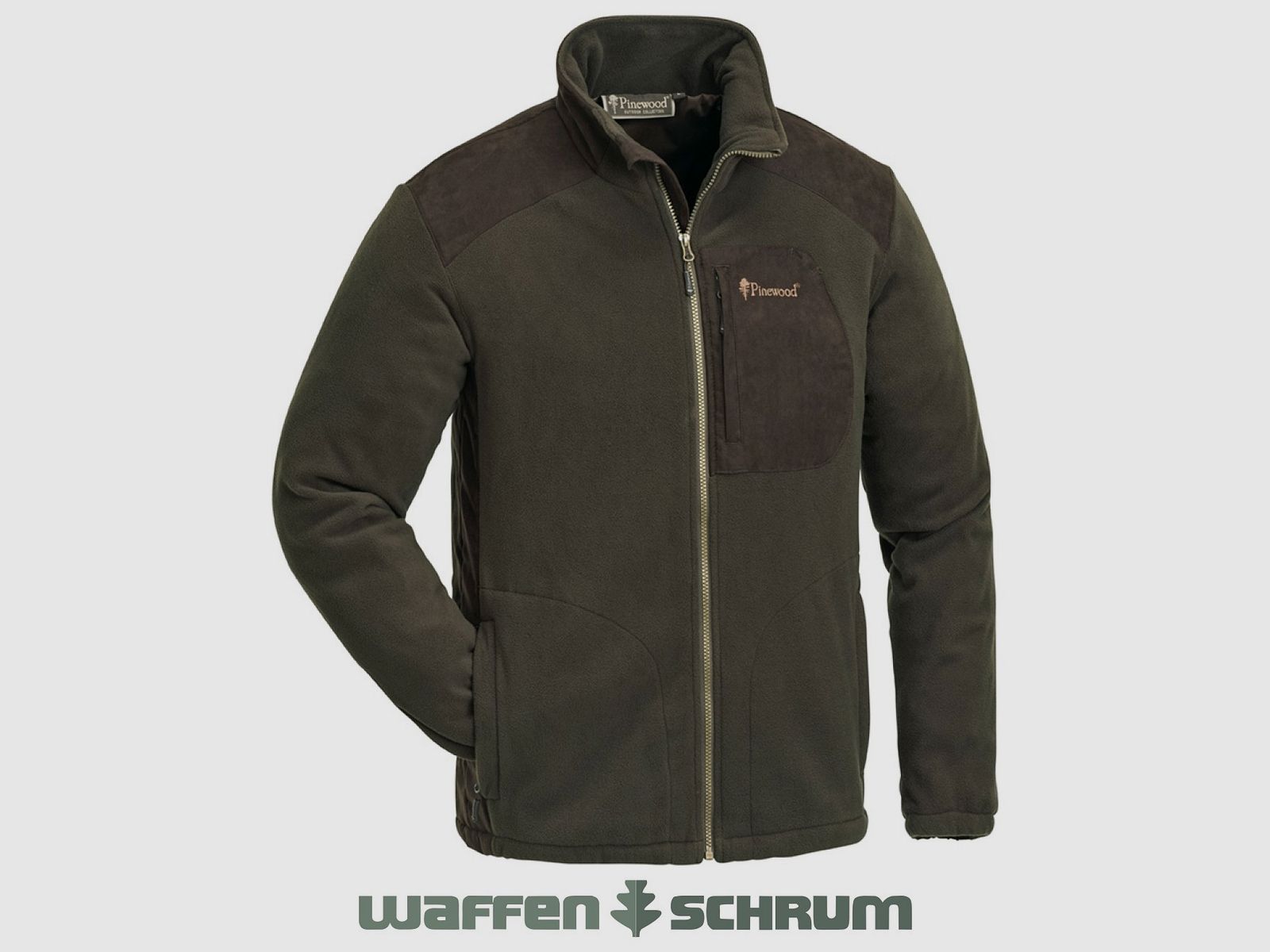 Pinewood Fleecejacke Wildmark H.Brown/Suede Brown