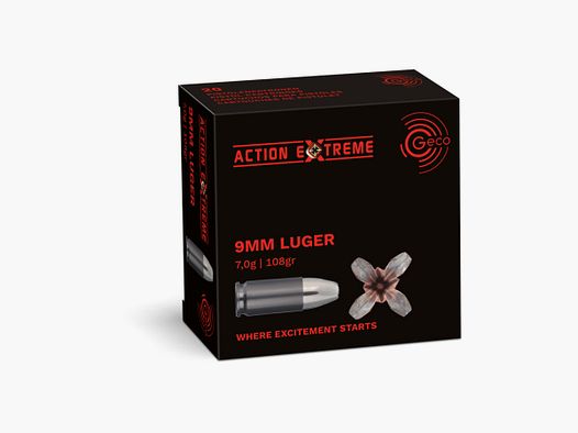 GECO 9mm LUGER 7,0G ACTION EXTREME EXPANSION BTE20