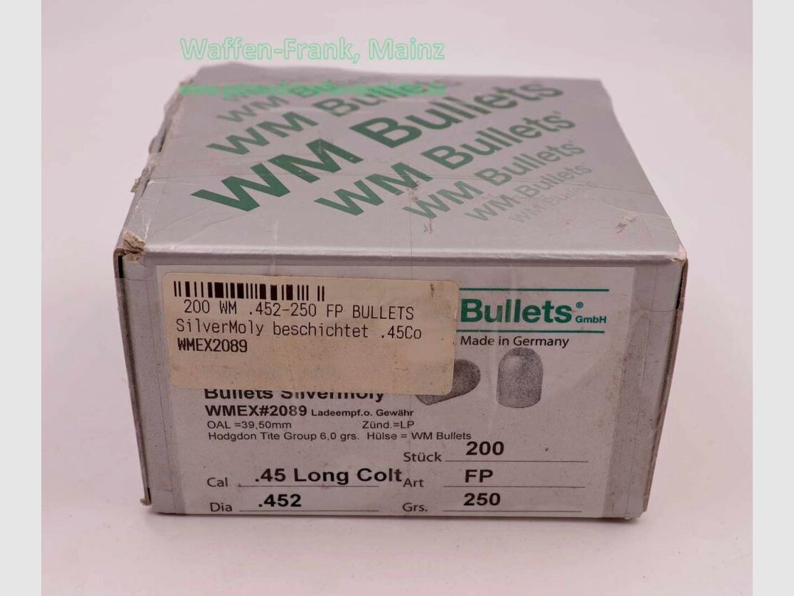 WM Bullets - Germany FFW-Geschosse