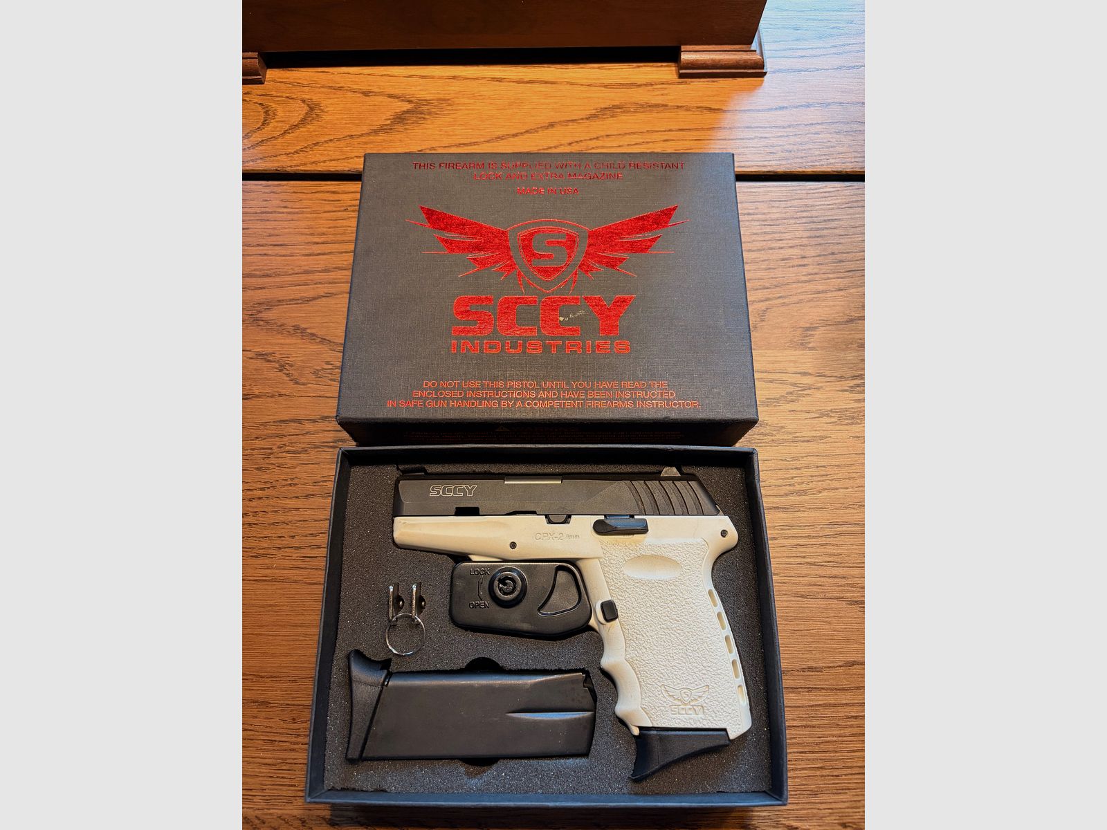 Pistola SCCY 9mm (CPX-2) – usada, completamente funcional