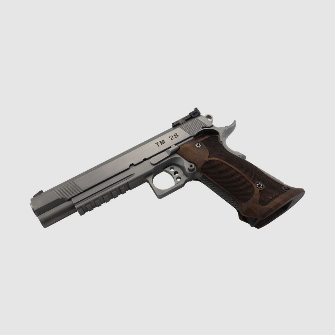 STP TM 28 6.0 z uchwytem Nill Match-German-Master i wymiennym systemem TM 6.0 9mm Luger oraz celownikiem BOMAR