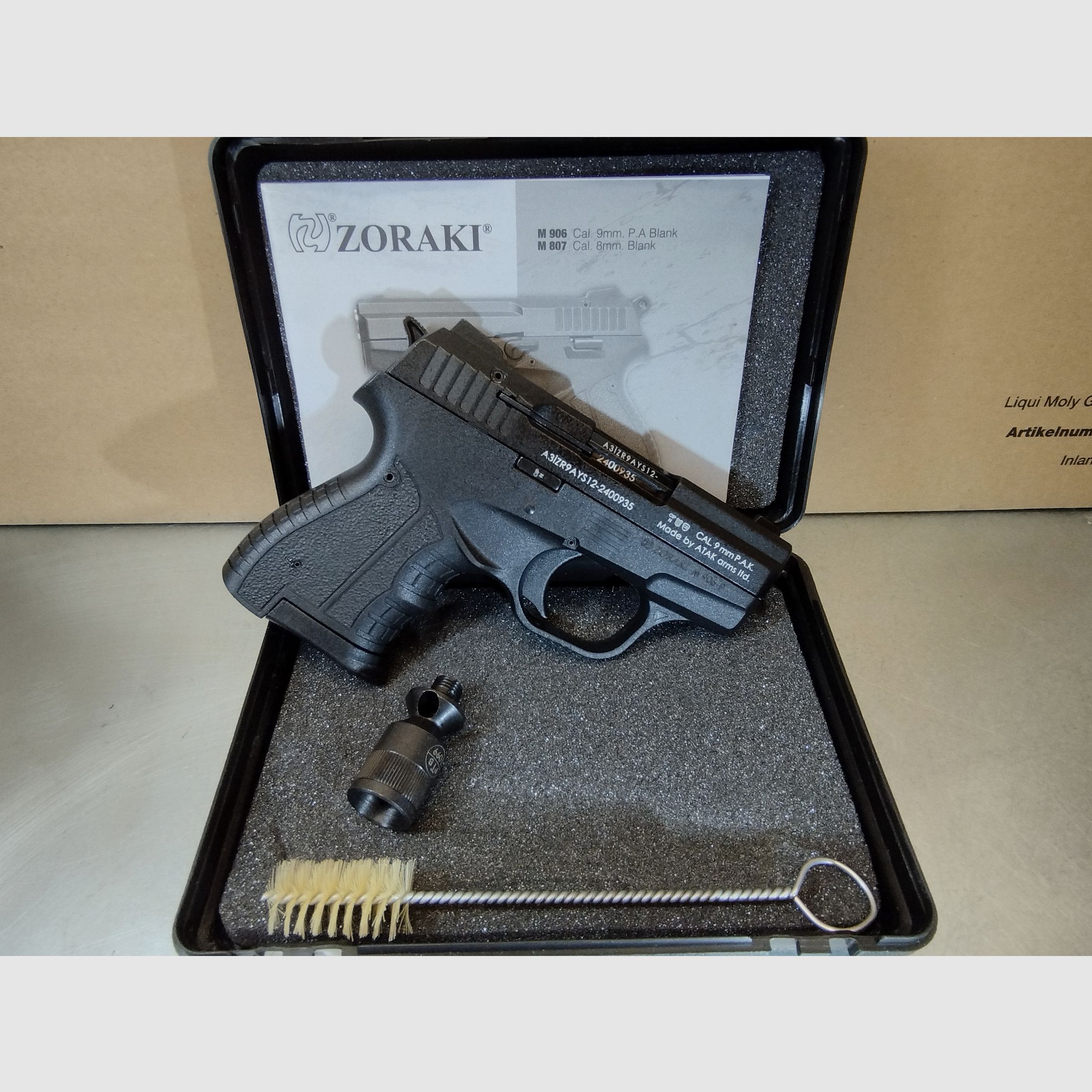 Zoraki 906 Schreckschusswaffe 9mm PAK schwarz !!Neuwaffe!! 