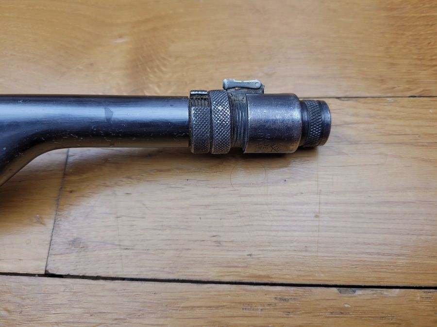 Schöner Colt Targetsman – .22LR – 1925 – 6 Zoll – 8 Schuss – Gewinde – ergonomischer Nussbaum-Schaft – Daumenauflage – TBE+, Bild 7 von 20