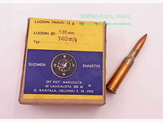 Lapua / Finlande cartouches de fusil 7,62x53R / russe.