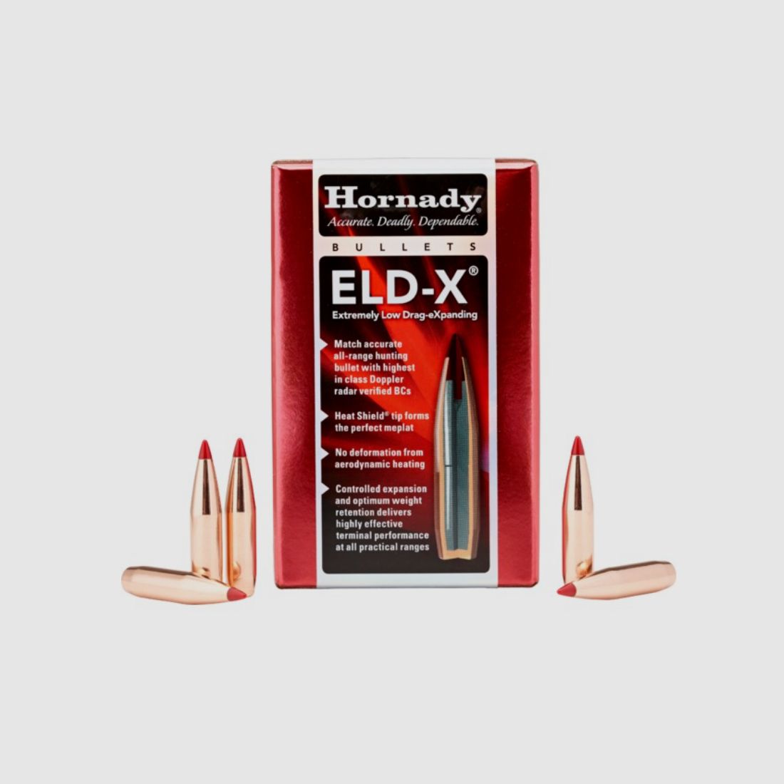 Hornady ELD-X Bullets 6.5 mm/.264 143 gr | 100 pieces Item 2635