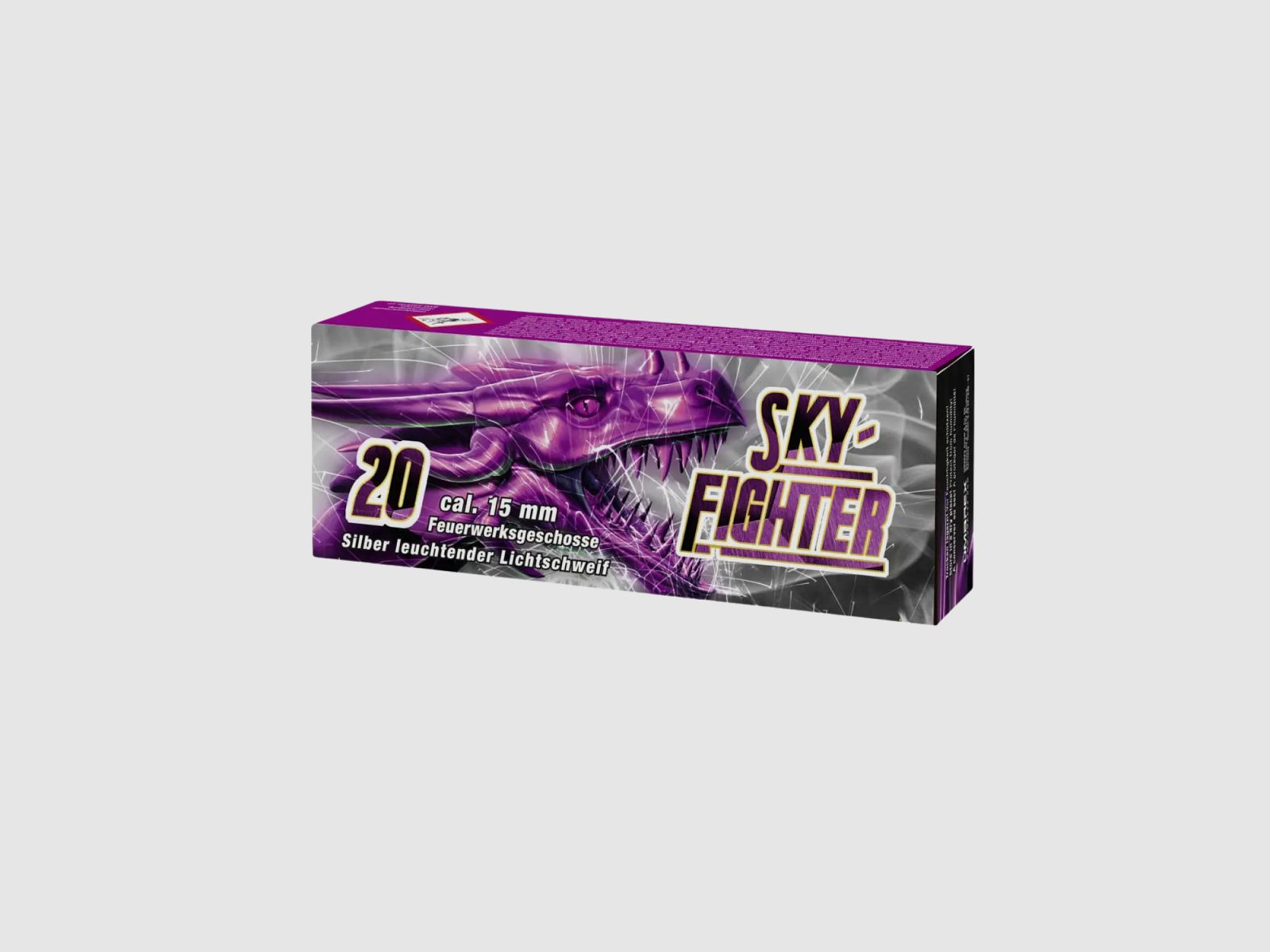 Sky Fighter avec Traînée de Lumière Argentée 20 Pack