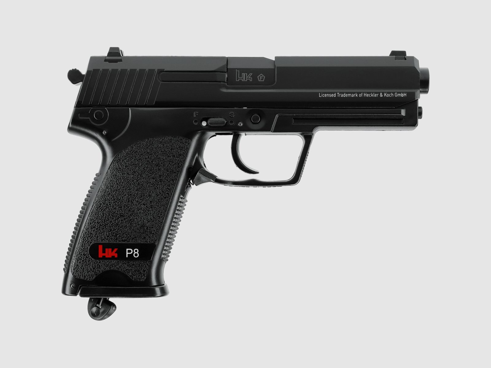 H&K P8 Co2 Airsoft in nero -F-