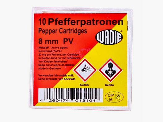 WADIE PV Pfefferpatrone 8mm