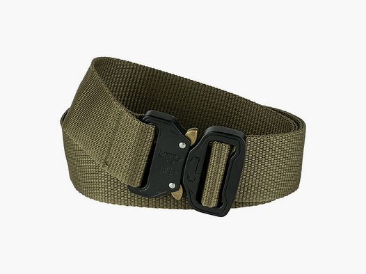 Taktischer Schnellgürtel DP256 OLIV bis 125cm / Breit 4cm - Gürtel mit Schnellverschluss