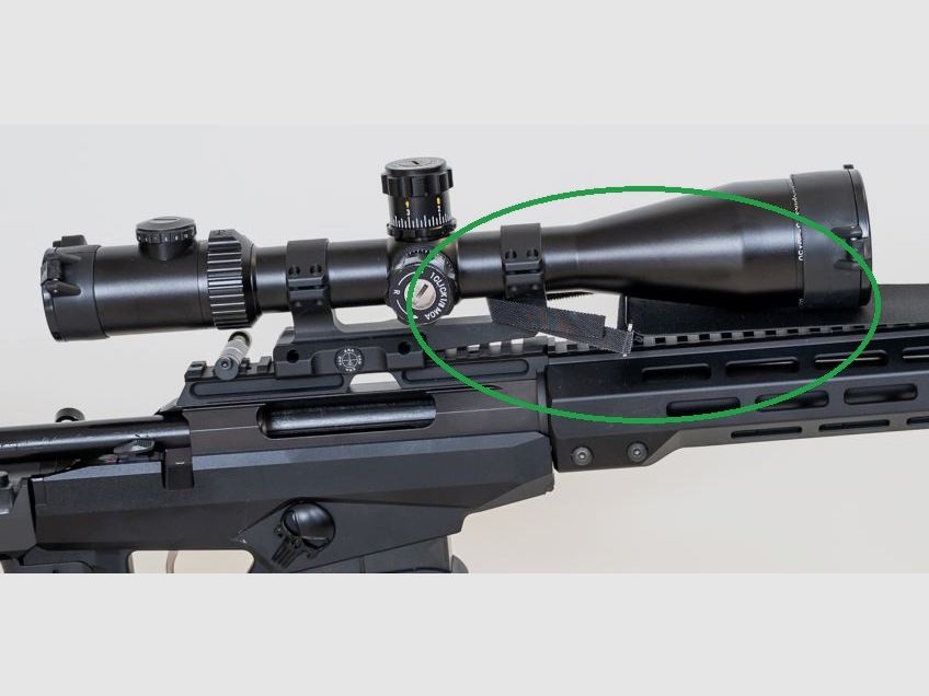 Universal flicker tape 50mm Velcro fastening in black