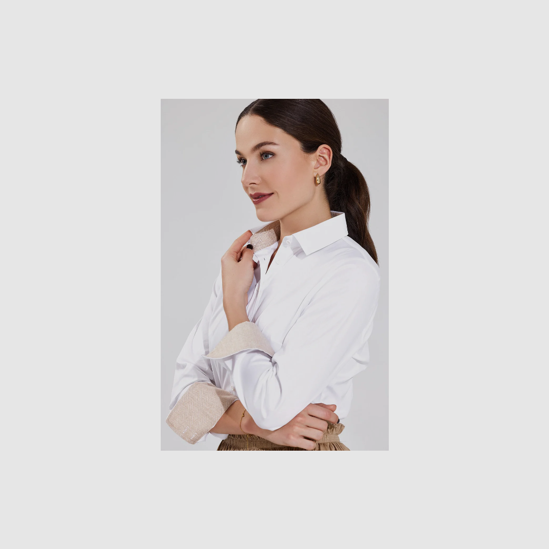 Blouse Wallmann en blanc, image 1 sur 3