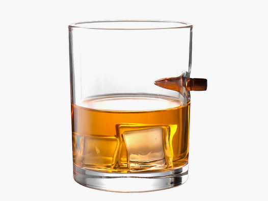 Glas mit Kugel-Inlay - ideales Geschenk