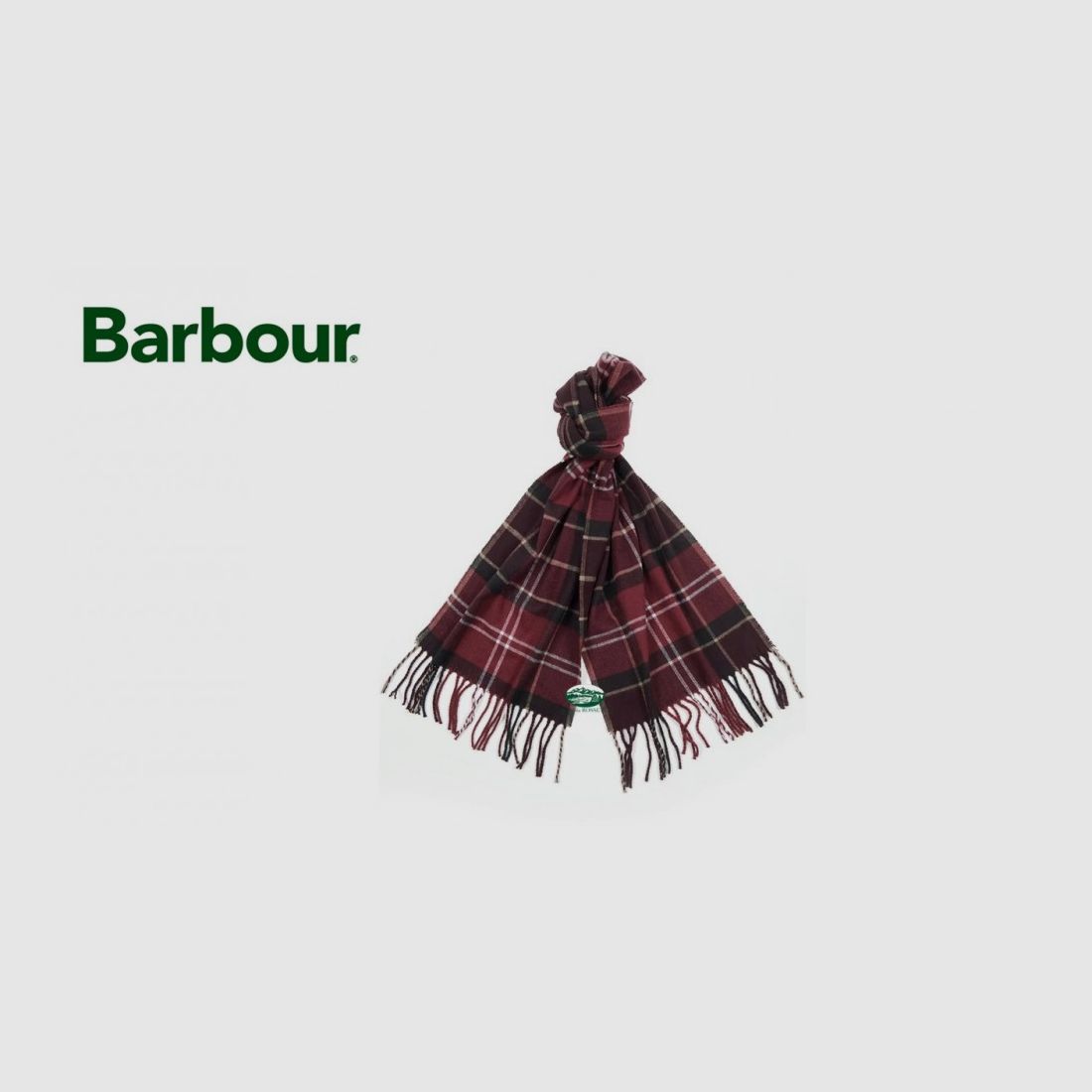 BARBOUR Schal Herren Galingale Tartan Bordeaux