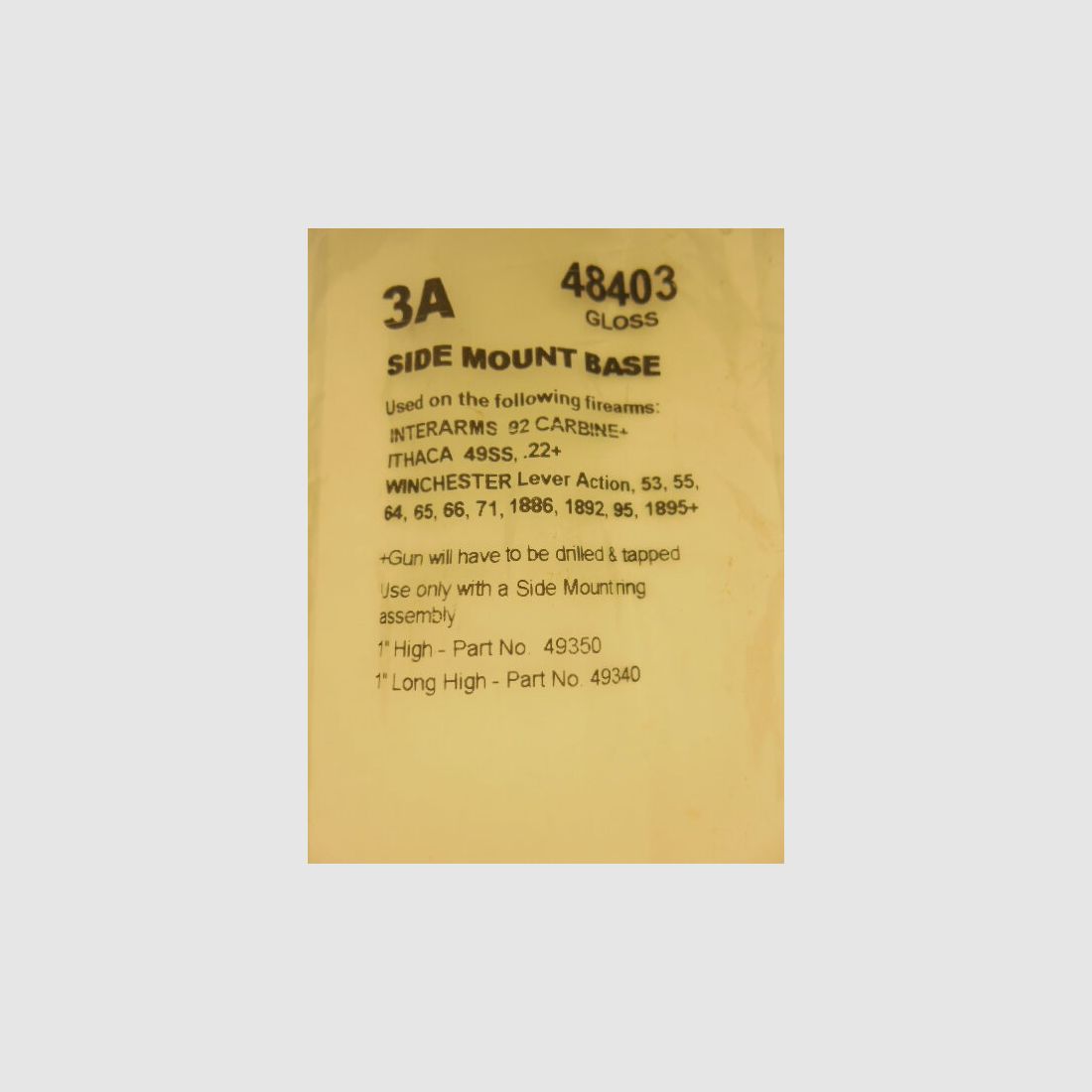 EMBASE WEAVER N°3A WINCHESTER, afbeelding 4 van 6