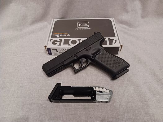 Glock 17 Gen5 / 4,5 mm DIABOLO / BlowBack / CO2 / Pistole / OVP (61)