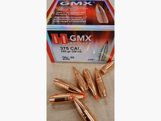 .375/250grs GMX Hornady No. 3708 Geschosse bleifrei 50 Stk.