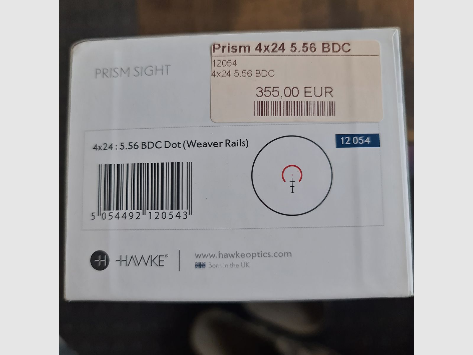 Hawke Prism Sight 4x24 Rotpunktvisier 5.56-Dot, Bild 1 von 3