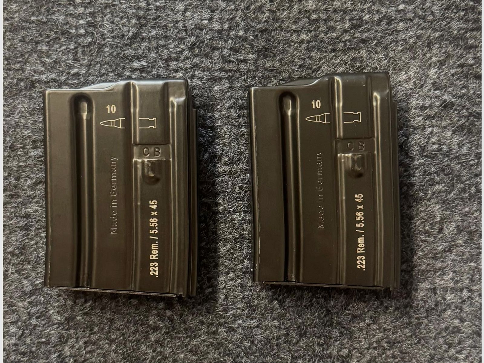HK MR223 Gen 3 PM 10-nabojowy magazynek piaskowy RAL8000 / czarny - NOWY - Heckler & Koch Mr308 HK416 HK417 HK 243 HK433 HK437 G95k KSK AR15 AR10