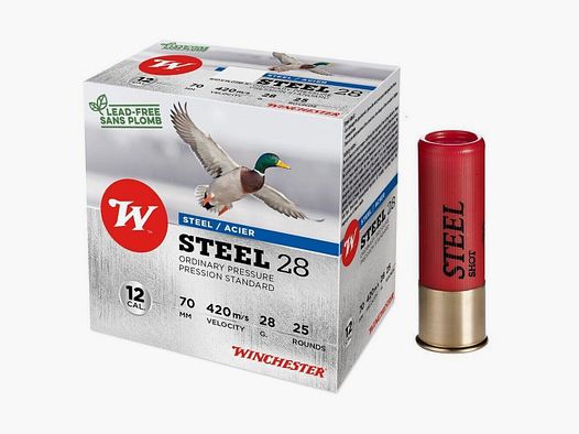 Patronen 12/70 Super Stahl 28G N8 X 25