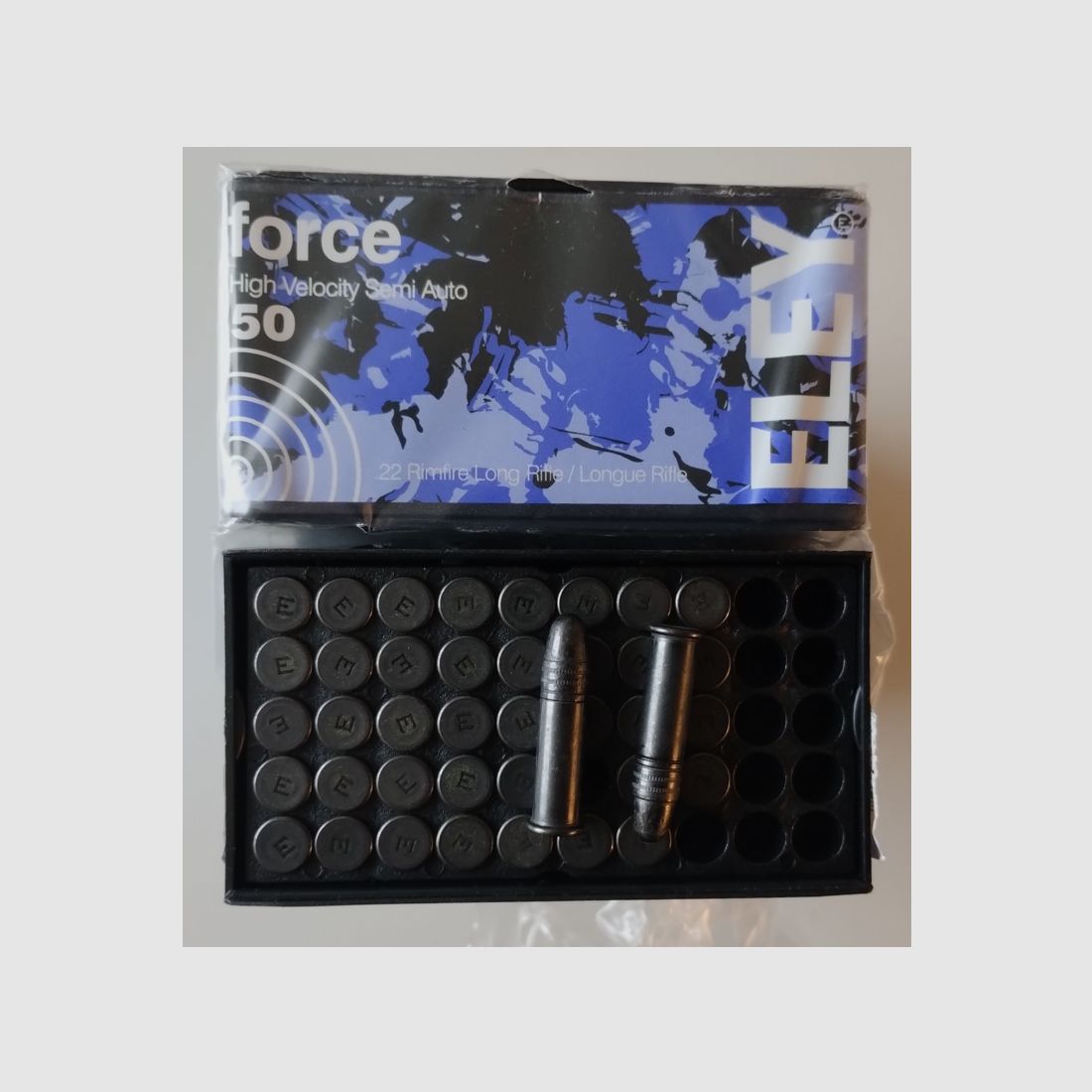 .text>.22lr Eley Force HV Semi Auto 490 Patronen