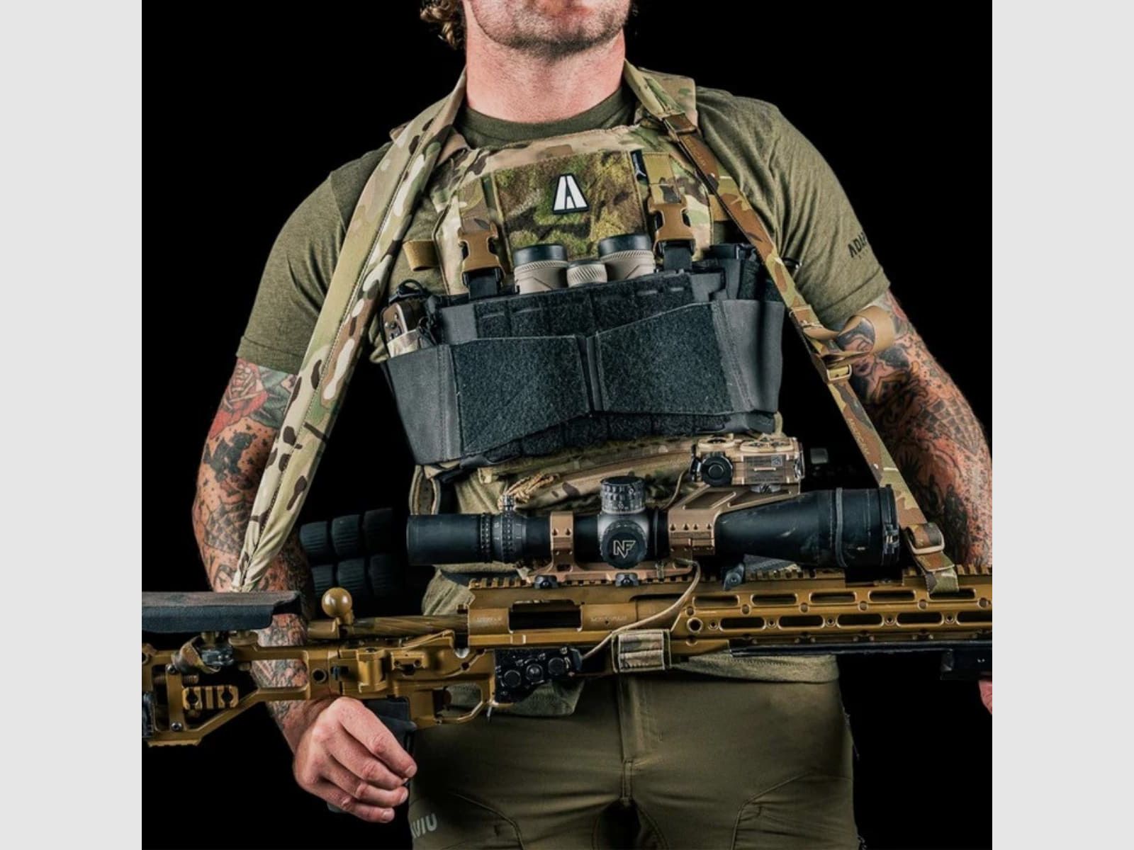 ADAPTIV DEFENSE - Zawieszenie Heavy Sling - Black, zdjęcie 4 z 5