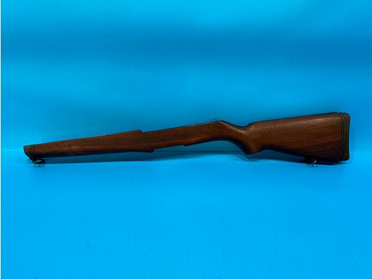 Wood stock for Garand M1 with rubber pad