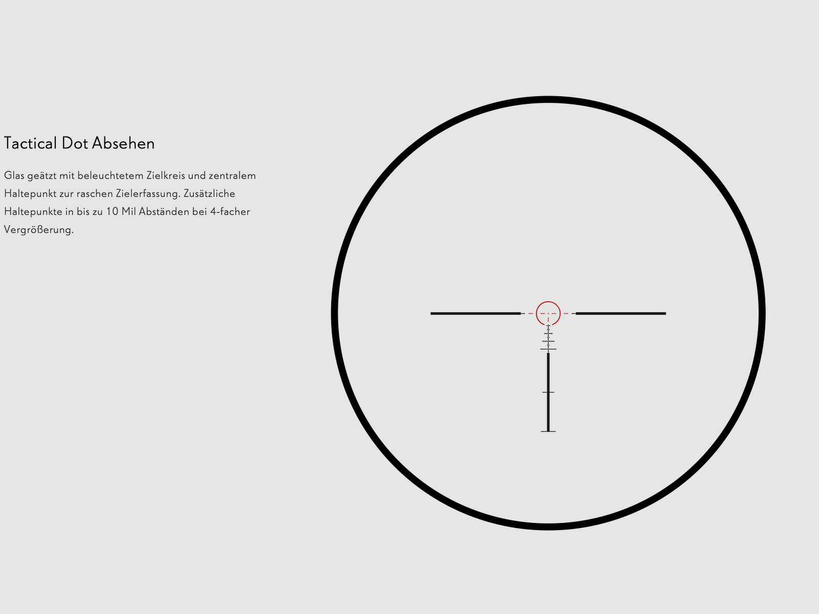 HAWKE 16301 Jagd Zielfernrohr ENDURANCE 30 WA 1-4x24 Tactical DOT Leuchtabsehen