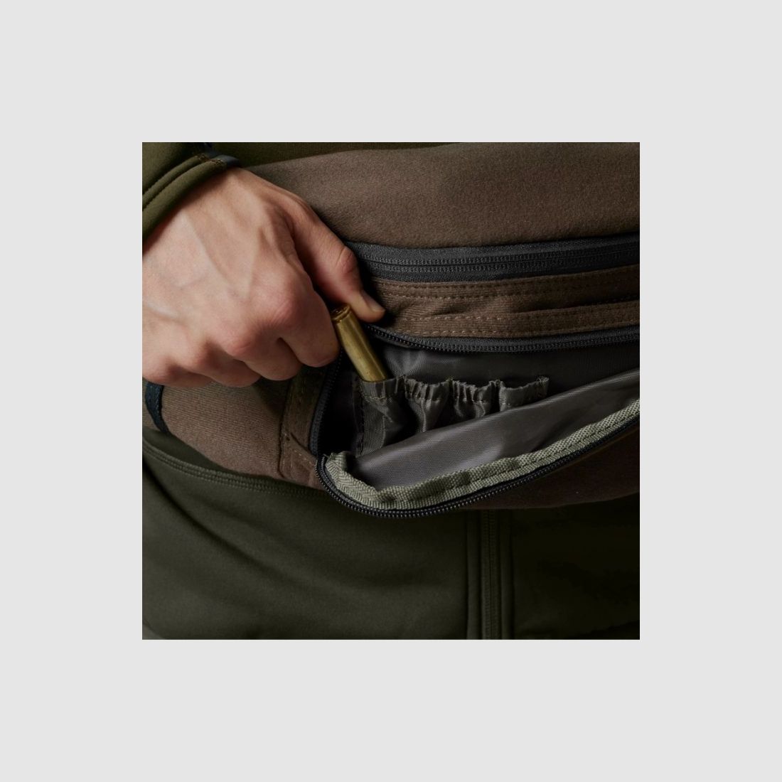 Härkila Bolsa de cadera Stalker Deer 4L | willow green, imagen 5 de 10