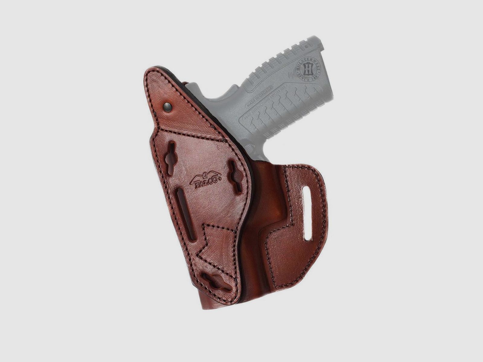 Lederholster mit Multifunktion Rechtshänder- Hellbraun H&K P7 M8