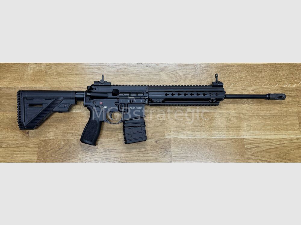 Heckler & Koch MR223 A3 Slim-Line 16.5" barrel - semi-automatic rifle .223Rem system HK416 / only 3.32 kg / barrel turned down / on request long handguard - completely customized according to your wishes