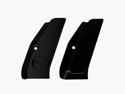 Griffschalen Alu black SP01 lang ohne Jetfunnel