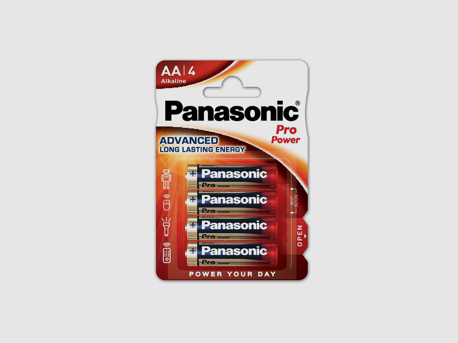 PANASONIC Piles alcalines Pro Power Mignon AA LR6 1,5V/4