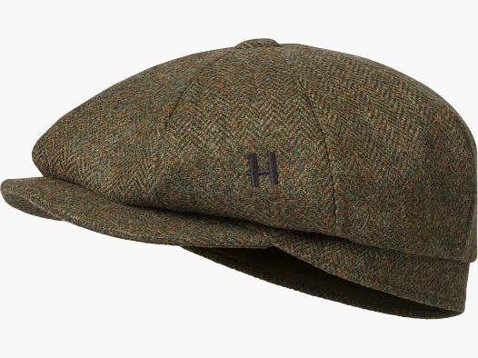 Härkila Kenmore Cl. Baker Boy Cap Homme Forest green/Herringbone 60