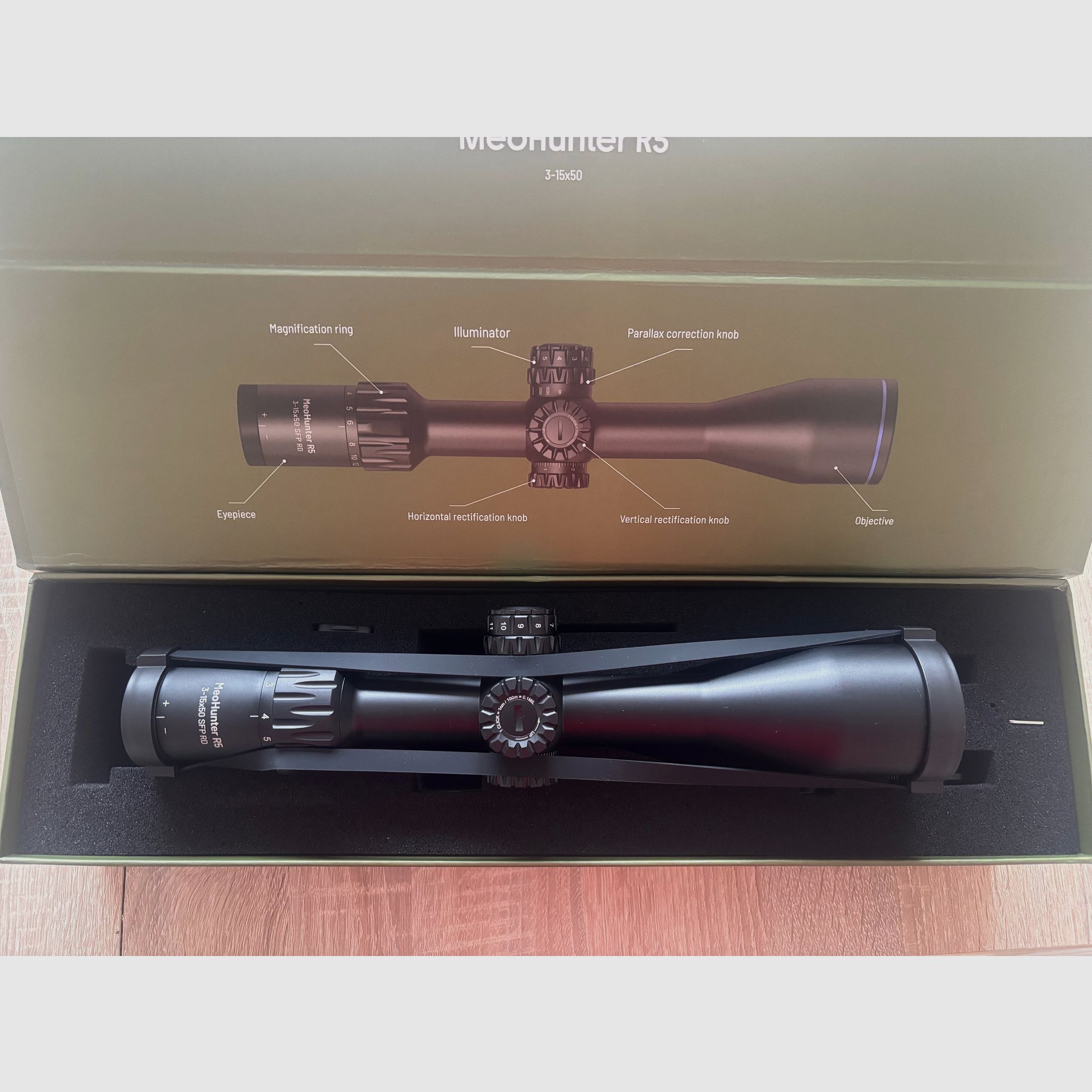 Zielfernrohr ZF Meopta MeoHunter R5 3-15x50 SFP RD