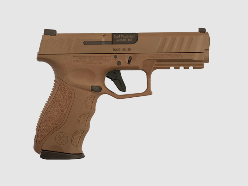 Pistole Stoeger STR-9FDE, TAN, Kal. 9 mm Para 15 Schuss, Picatinny, 4", Bild 1 von 2