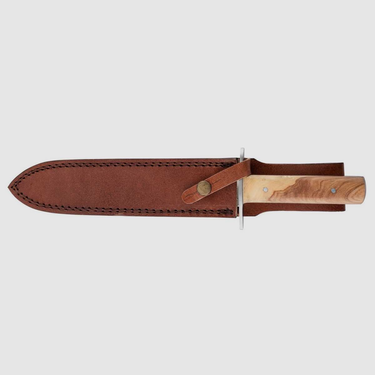 Dague de chasse avec manche en bois clair, image 2 sur 4