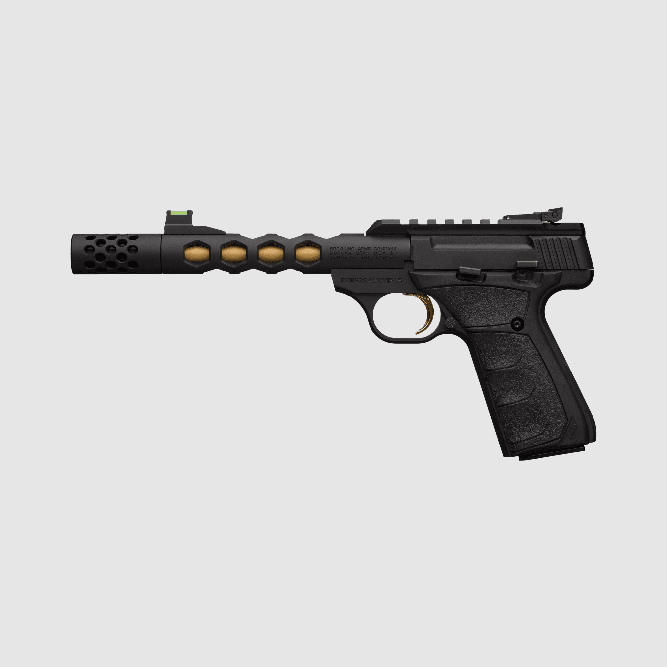 Pistole BROWNING BUCK MARK VISION BLACK GOLD UFX Kal.22Lr, Bild 2 von 4