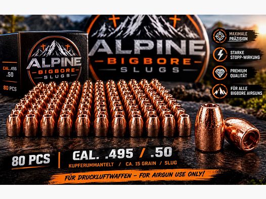 AEA Megalodon Challenger Slugs Cal. 495 / .50 / 15 grammi - PALLA INTERA