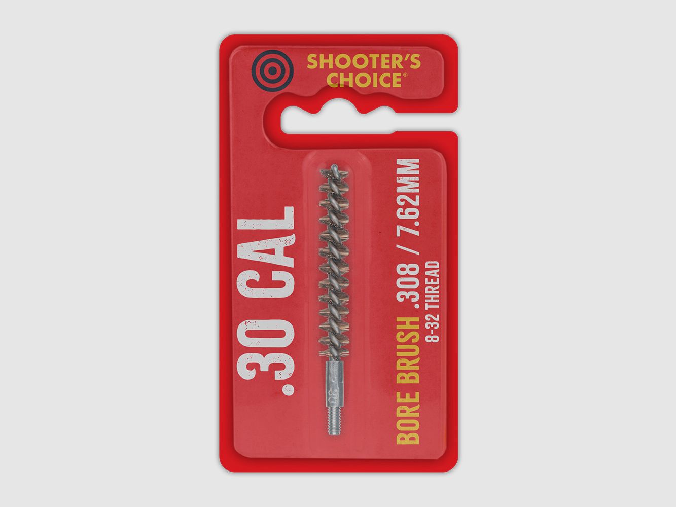 Spazzola per canna Shooter’s Choice .30 / 7,62 mm in bronzo fosforoso 3" - 8-32 (SHF-330-3B)