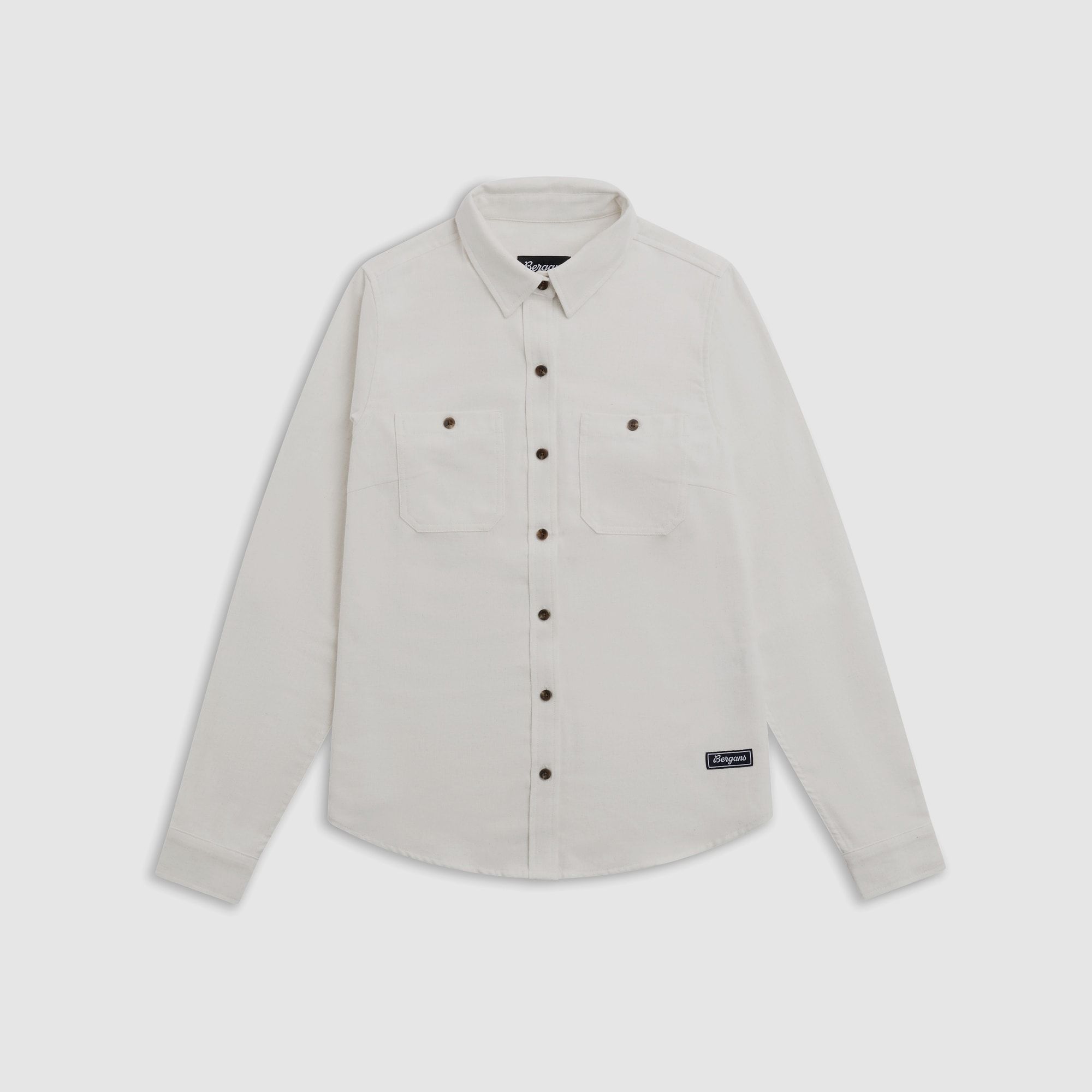 Bergans Nordmarka Flannel Shirt Women Arctic White L