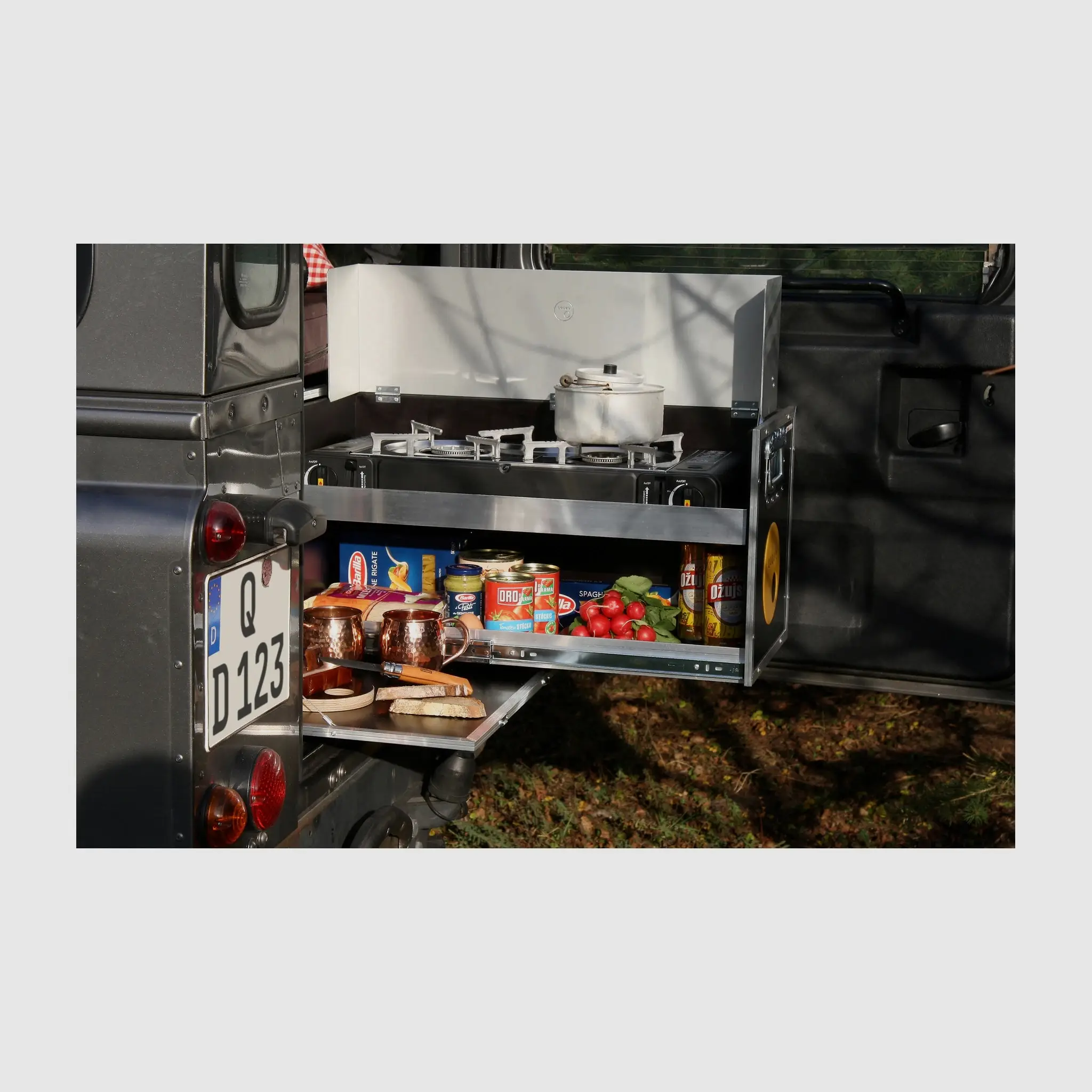 QUQUQ D-Box Camping Box for Land Rover Defender 110, image 2 of 4