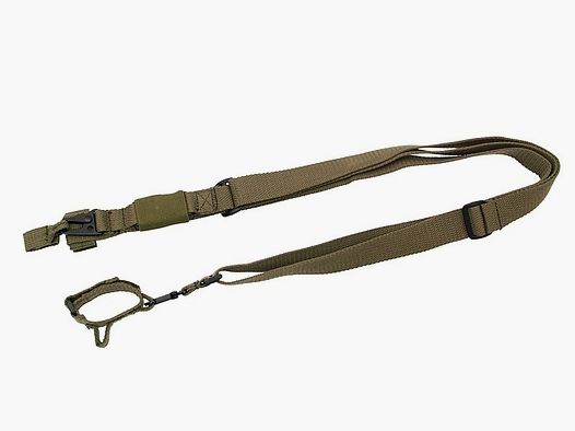 Bawełniany pas na broń do serii MP5/G3/M4 - oliwkowy [8FIELDS]