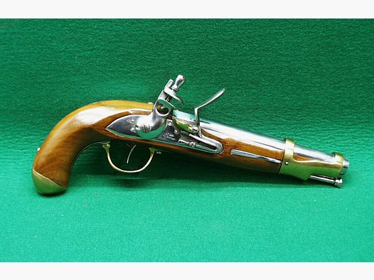 Indian flintlock pistol