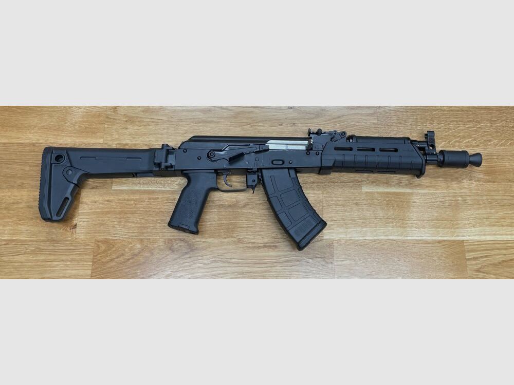 mit Magpul Klappschaft WBP Mini Jack - halbautom. Pistole 7,62x39 mit Magpul Zhukov-S Klappschaft - MOE Handschutz - Magpul Pistolengriff - Made in Poland - System AKM AK47 AK74