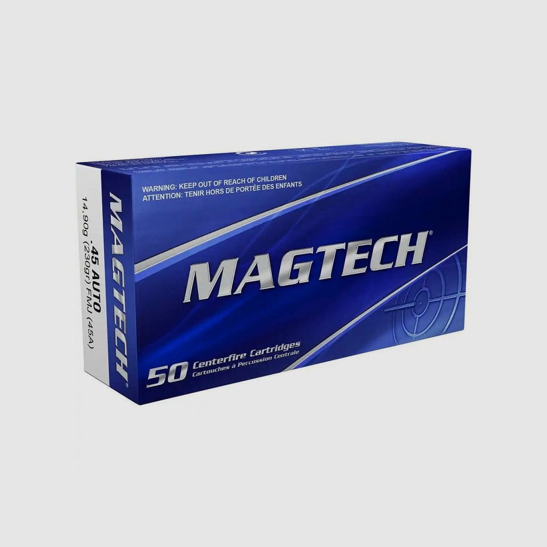 Magtech .45Auto FMJ Full Metal Jacket 230 gr. 45A - 50 pcs.