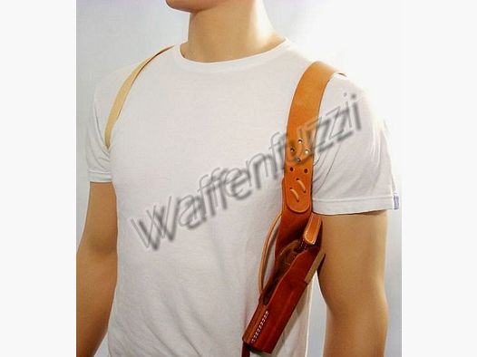 Schouderholster van echt leer voor Walther P99