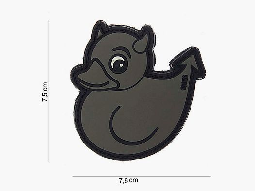 RUBBER PATCH DEVIL DUCK GRAU