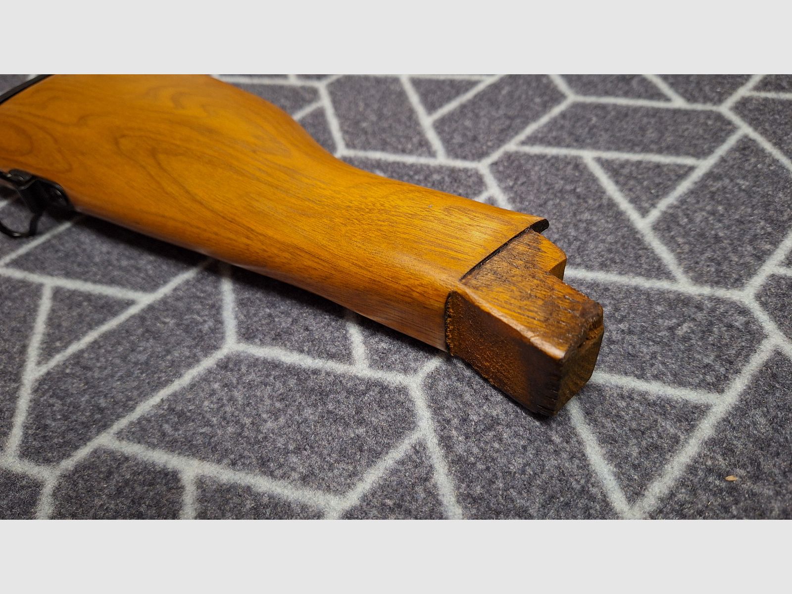 AK47 wooden stock set complete!