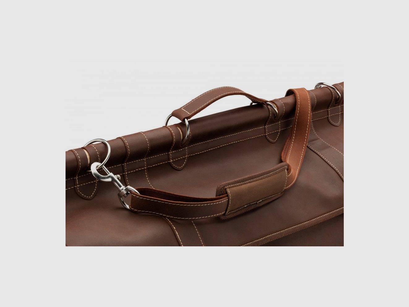 Brązowa Skórzana Torba na Polowanie - Country Sellerie, zdjęcie 4 z 6