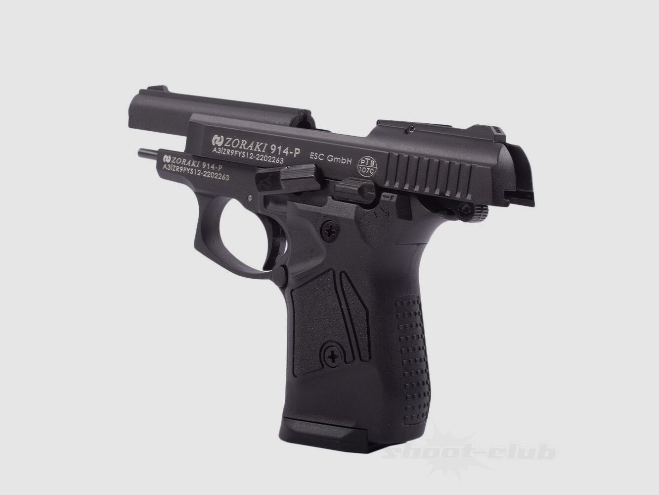 Zoraki 914-P pistolet à blanc 9mm P.A.K. brunie